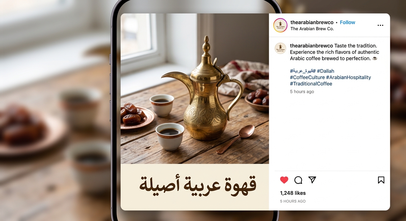 توسيع صورة لإضافة مساحة للنص في أندلسي
