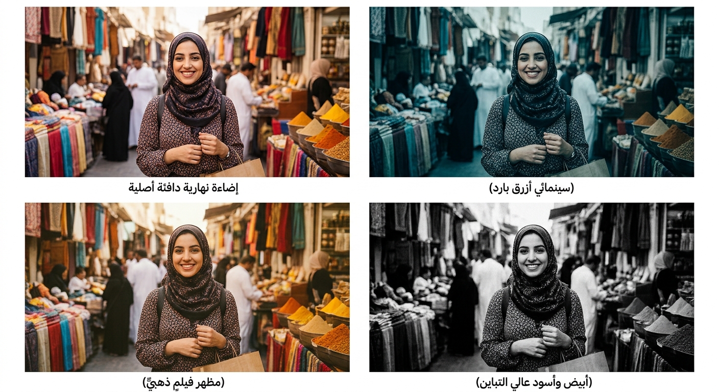 فلاتر سينمائية احترافية في تطبيق أندلسي
