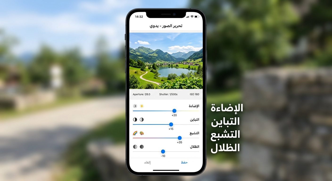 أدوات تعديل الإضاءة والألوان في أندلسي